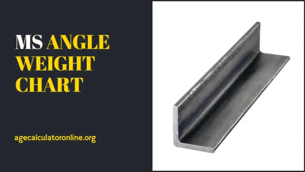 MS Angle Weight Chart